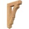 Ekena Millwork Balboa Arts & Crafts Smooth Bracket, Western Red Cedar, 3 1/2"W x 18"D x 26"H BKT04X18X26BOA03SWR - alternate 1